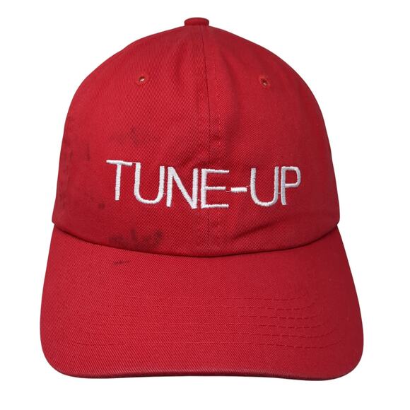 Tune-Up Slideback Hat Red One Size Adjustable Embroidered Top Level - Picture 1 of 10